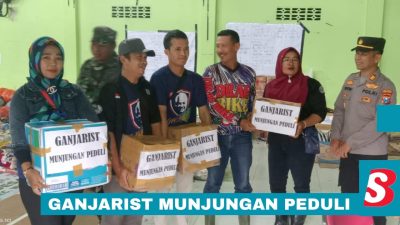 Ganjarist Sejati Munjungan Peduli Korban Banjir Bandang di Trenggalek